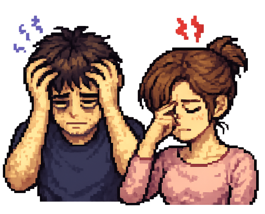 mentally unwell dad and stressed mom